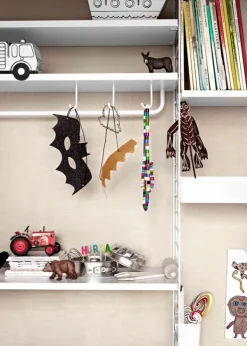 Clearance String Furniture Hooks for Metal Shelfs White