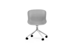 Clearance Normann Copenhagen Hyg Chair Swivel 4W Grå - Aluminium