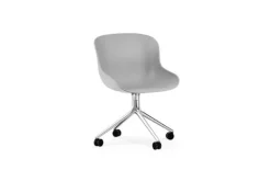 Clearance Normann Copenhagen Hyg Chair Swivel 4W Grå - Aluminium