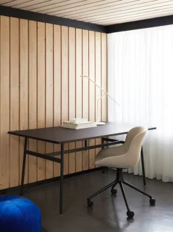 Clearance Normann Copenhagen Hyg Chair Swivel 4W Grå - Aluminium