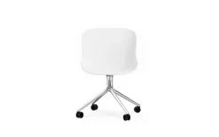 Clearance Normann Copenhagen Hyg Chair Swivel 4W Hvid - Aluminium