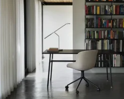 Clearance Normann Copenhagen Hyg Chair Swivel 4W Hvid - Aluminium