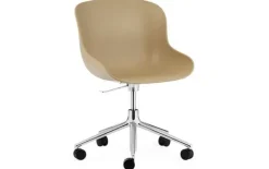 Best Normann Copenhagen Hyg Stol Drejestel 5W Gaslift Sæde: Sand / Stel: Aluminium