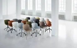 Best Normann Copenhagen Hyg Stol Drejestel 5W Gaslift Sæde: Sand / Stel: Aluminium
