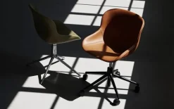 Best Normann Copenhagen Hyg Stol Drejestel 5W Gaslift Sæde: Sand / Stel: Aluminium