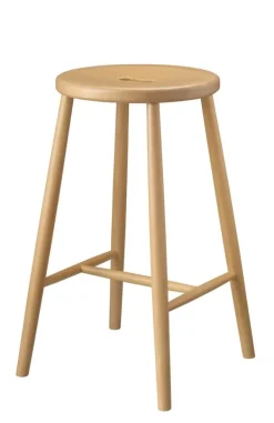Clearance FDB Møbler / Furniture J27c Counter Stool Natur Bøg / Lakeret Vandbaseret