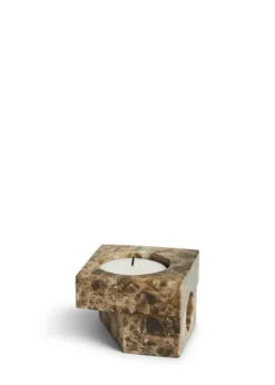 Best Woud Jeu De Dés 2 Candle Holder Brown - Stock sale