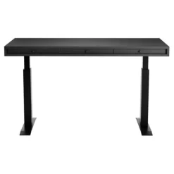 Best NORR11 JFK Office Desk Height Adjustable Legs None / FSC certified ash - Black,