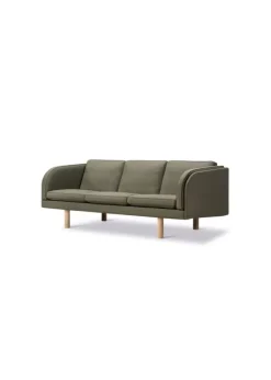 Best Fredericia Furniture JG Sofa 6523 by Jørgen Gammelgaard Fiord 961 / Light Oiled Oak