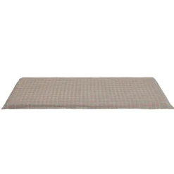 Sale Nobodinoz Kid Floor Mattress In Washed Cotton Vibes - Removable Cover Blue harlequin