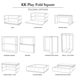 Børn By KlipKlap KK Play Fold - Square