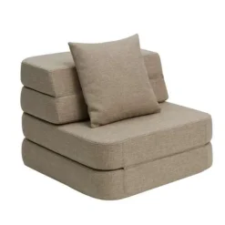 Best By KlipKlap Klip Klap KK 3 Fold Sofa Single Sand W. Sand