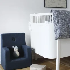 Online By KlipKlap Klip Klap KK Kids Chair XL Blue Grey w/ Grey