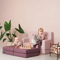 Best By KlipKlap Klip Klap KK Kids Sofa Beige w/ Sand
