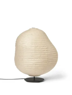Best Ferm Living Kurbis Floor Lamp Low - Natural/Black