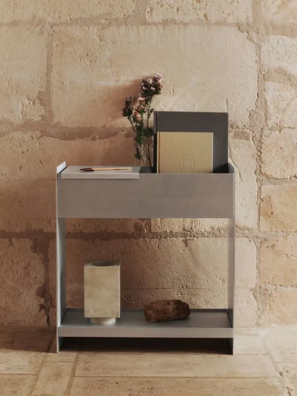 Best Ferm Living Lager Plant Box With Shelf Aluminium