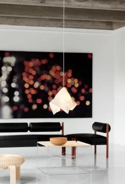 Discount A. Petersen Lamp by Poul Christiansen White/Brass