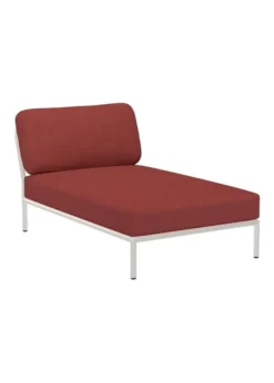 Clearance HOUE LEVEL / Chaiselong Scarlet/Muted White