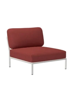 Fashion HOUE LEVEL / Lounge Chair Scarlet/Muted White