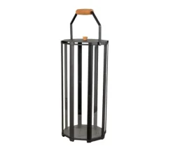 Outlet Cane-line Lightlux Lanterne m/Teak Lava Grey, Aluminium - Stor