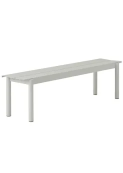 Clearance Muuto Linear Steel Bench Grey