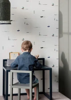 Clearance Ferm Living Little Architect Desk Dark Blue