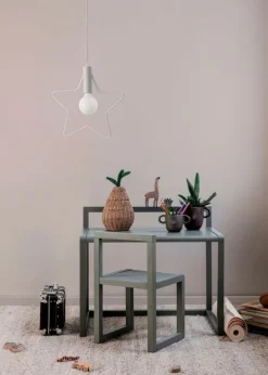 Clearance Ferm Living Little Architect Desk Dark Blue