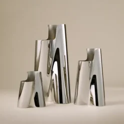 Clearance Georg Jensen Lituus Vase Large STAINLESS STEEL