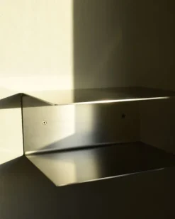 Fashion Acier Studio Lund Bedside Table Stainless Steel