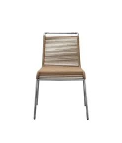 Online FDB Møbler / Furniture M20 Teglgaard - Outdoor Chair Stål / Brun Meleret