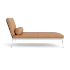 Outlet NORR11 MAN Chaise Lounge Vintage Leather - Camel 21004