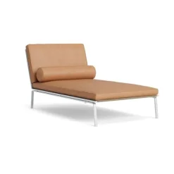 Outlet NORR11 MAN Chaise Lounge Vintage Leather - Camel 21004