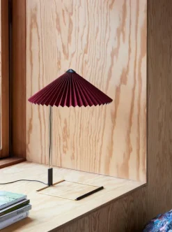 Best HAY MATIN Table Lamp / Small Oxide Red / Polished Brass
