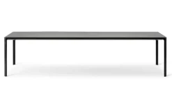 Best Fredericia Furniture MESA Table 4630 by Welling/Ludvik Black Linoleum / Black Aluminium