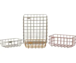 Fashion Maileg Basket Set - 4 Pcs Metal