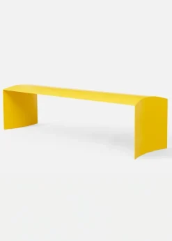 Best A. Petersen Metal Bench By Ole Schjøll Coated Yellow