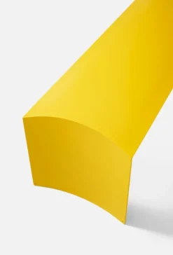 Best A. Petersen Metal Bench By Ole Schjøll Coated Yellow