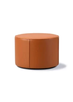 Sale Fredericia Furniture Mono Pouf 7423 by Due & Trampedach Omni 307 Cognac