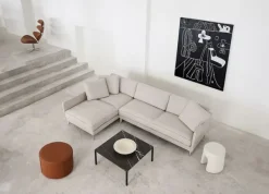 Sale Fredericia Furniture Mono Pouf 7423 by Due & Trampedach Omni 307 Cognac