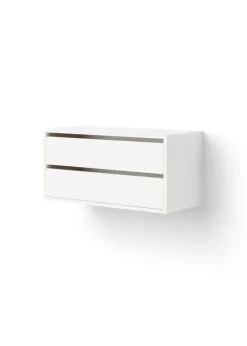 Clearance New Works Cabinet Low w. Drawers White