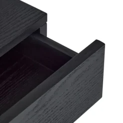 Clearance Hübsch Noir Bedside Table Black