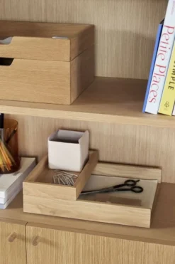 Best Hübsch Note Storage Box (set of 2) Natur