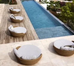 Best Cane-line Ocean Daybed Natural, Cane-line Flat Weave / White grey, Cane-line Link
