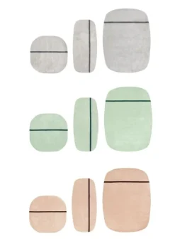 Sale Normann Copenhagen Oona Carpet Rosa / 140x140