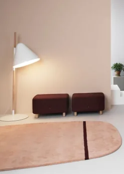 Sale Normann Copenhagen Oona Carpet Rosa / 140x140