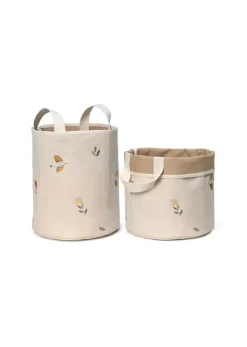 Sale Oliver Furniture 2-pack Embroidered Storage Baskets - Small - Dear April Songbirds