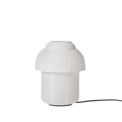 Clearance Made by Hand Papier Double Table Lamp Ø30 White