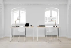 Best Fredericia Furniture Pato Sledge Barstool 4301 by Welling/Ludvik - Seat Upholstery Sand/Vegeta 91 Natural