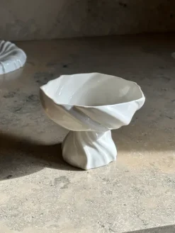 Clearance Atelier Marée Piedestalskål White