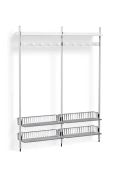 Best HAY Pier System / No. 1052 White / Clear Anodised Aluminium